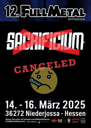 Leider mussten wir unsern Auftritt am @fullmetalosthessen aus gesundheitlichen G