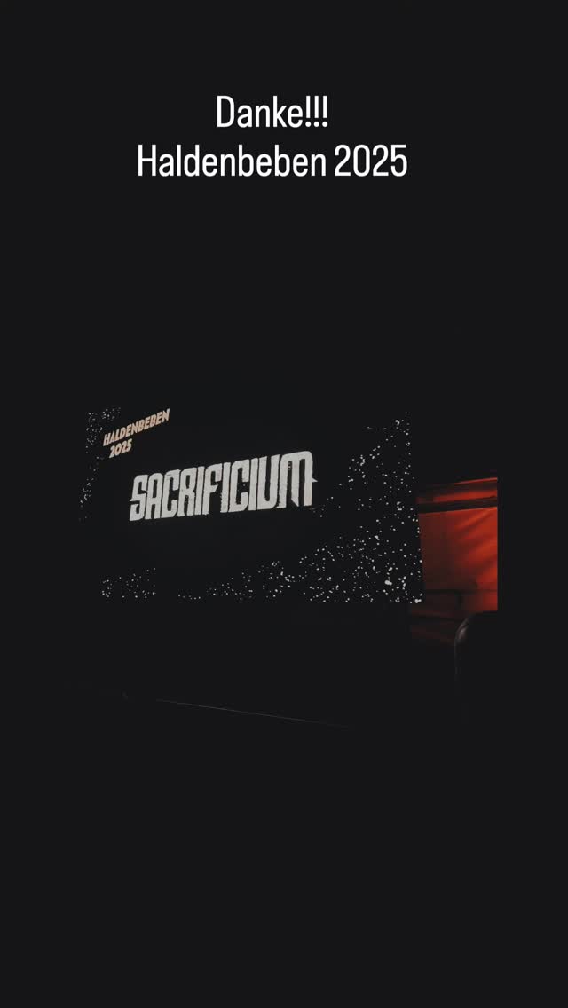 Vielen Dank @haldenbebenfestival !!! Danke an das ganze Team für die mega Orga.